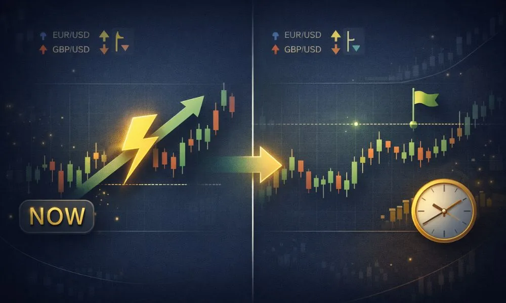 تفاوت سفارش Pending و Market در معاملات فارکس